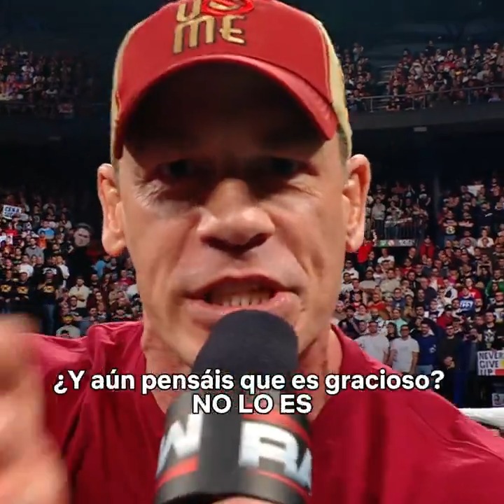 ¡PERO CENA! ¡ESE POBRE NIÑO NO! 😭😭😭 Estamos intentando recuperarnos de lo que acaba de decir esta tarde John Cena en #WWERAW... pero seguimos sin dar crédito 💔 #WWEenNetflix