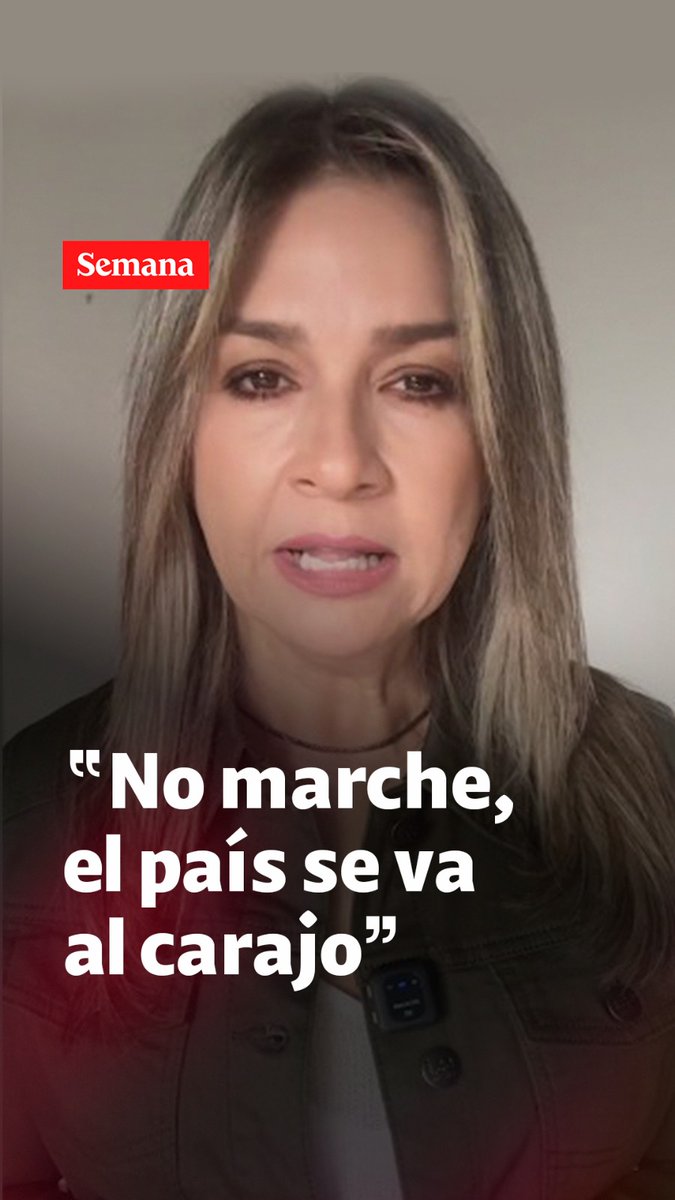 Vicky Dávila publicó un video en el que invitó a la gente a no marchar este martes 18 de marzo: "La marcha es a favor de Petro y su Gobierno corrupto".