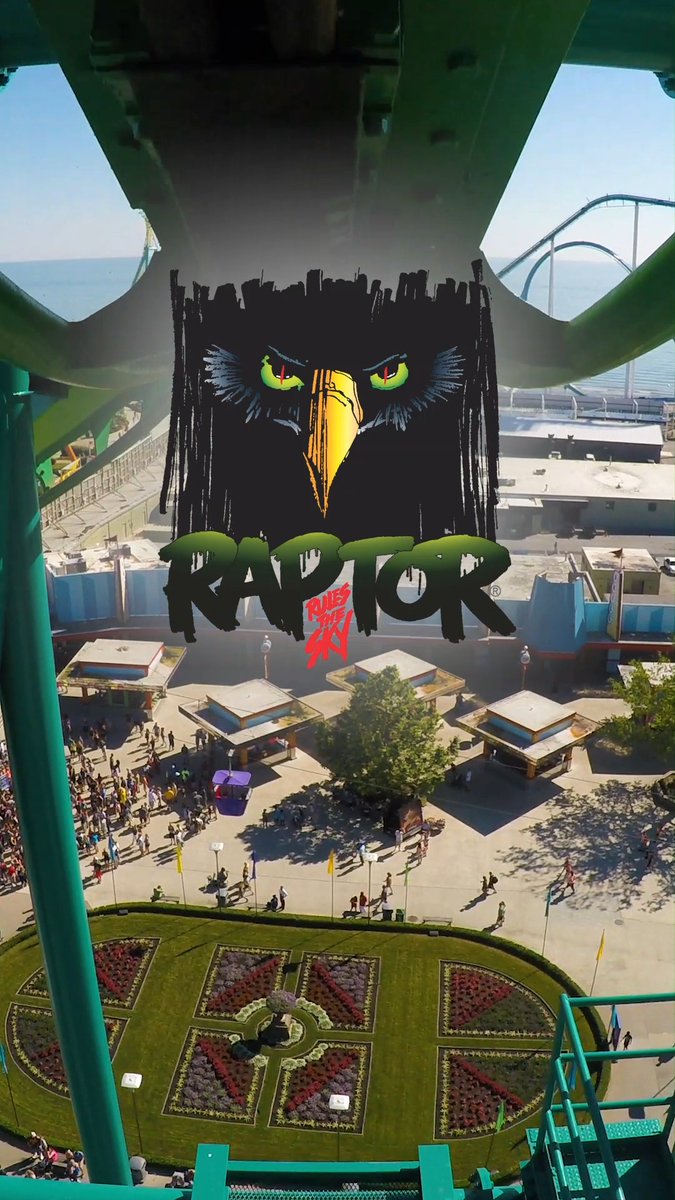 Where are the #Raptor fans? 🤩🙌 Embrace your inner (our outer) #green for #StPatricksDay! 💚 #CedarPoint #inverted #rollercoaster #KicktheSky