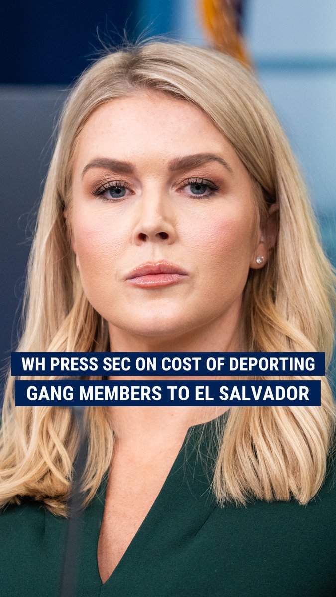 COST EFFECTIVE: Karoline Leavitt Karoline Leavitt says it cost "pennies on the dollar" to send deportees to El Salvador compared to keeping them in the U.S.