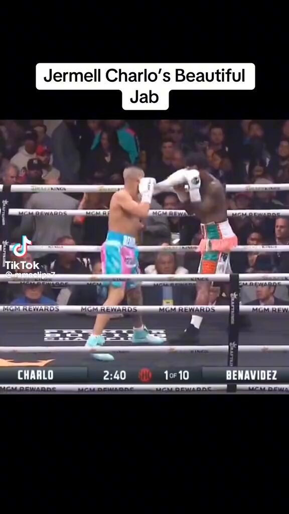 Second best jab in boxing 🥊 ‼️ (Side Note, that's Jermall) #boxing
