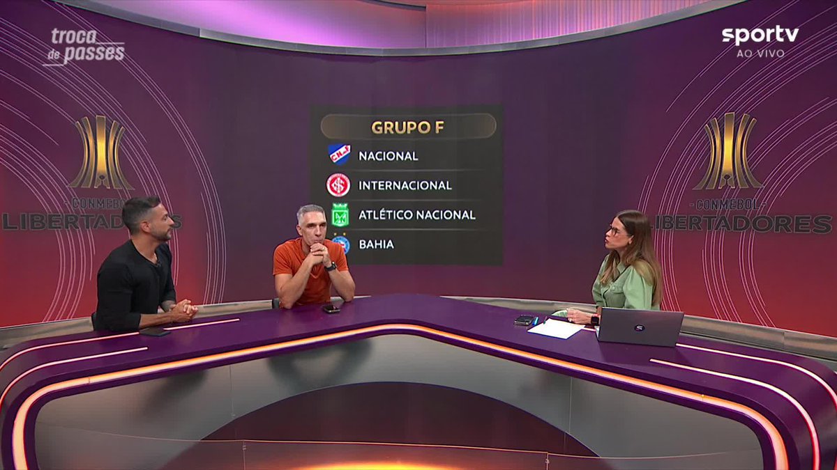 O Grupo F da Libertadores reúne dois times brasileiros: Internacional e Bahia. Na sua opinião, é o mais difícil da competição?