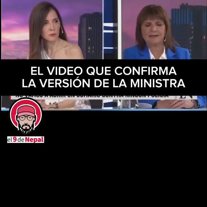 Apareció el video en el que se basó el relato de Bullrich...
