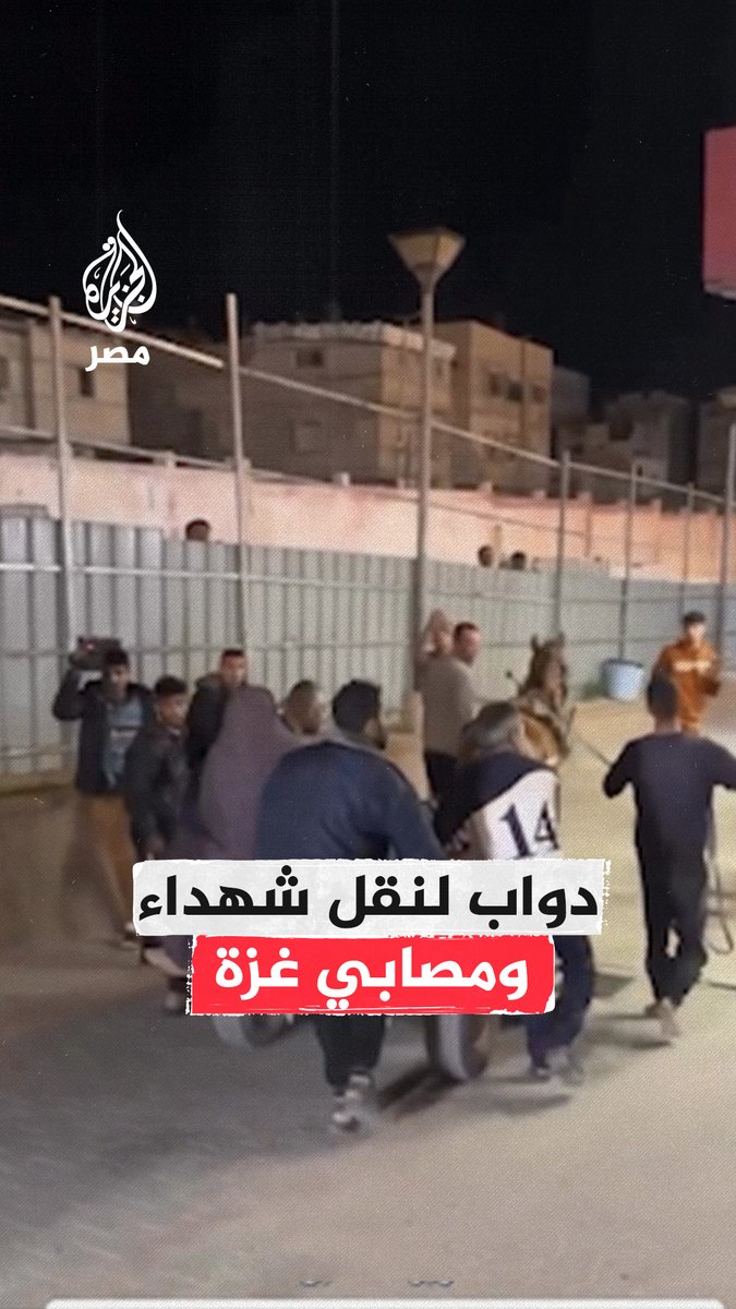 فلسطينيون يستعينون بالدواب لنقل مصابين بينهم أطفال إلى مستشفى ناصر عقب استهدافهم بالقصف الإسرائيلي