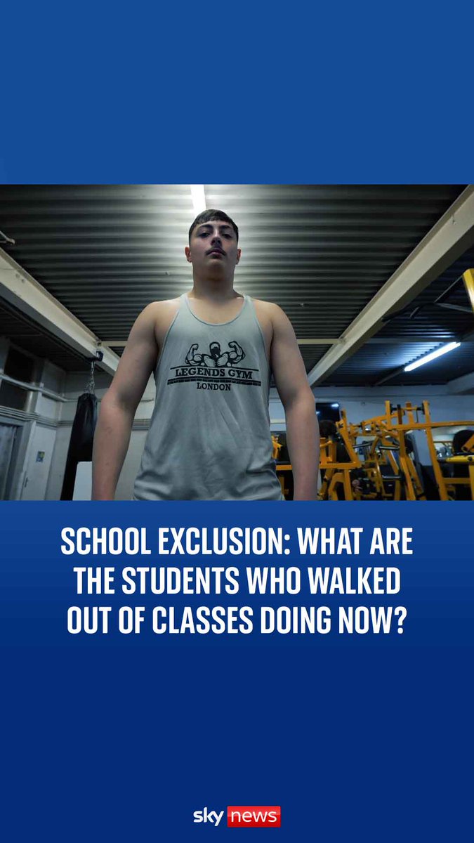 🏫 A new report has found more children than ever are not in school, with the number of lost days of learning up nearly 70% in five years. Sky's Jason Farrell interviewed two former students to find out what they are doing now 🔗