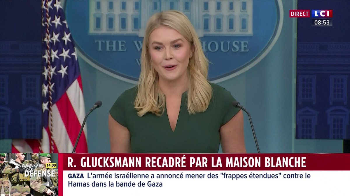 Raphael Glucksmann recadré par la maison blanche au sujet de la statue de la Liberté