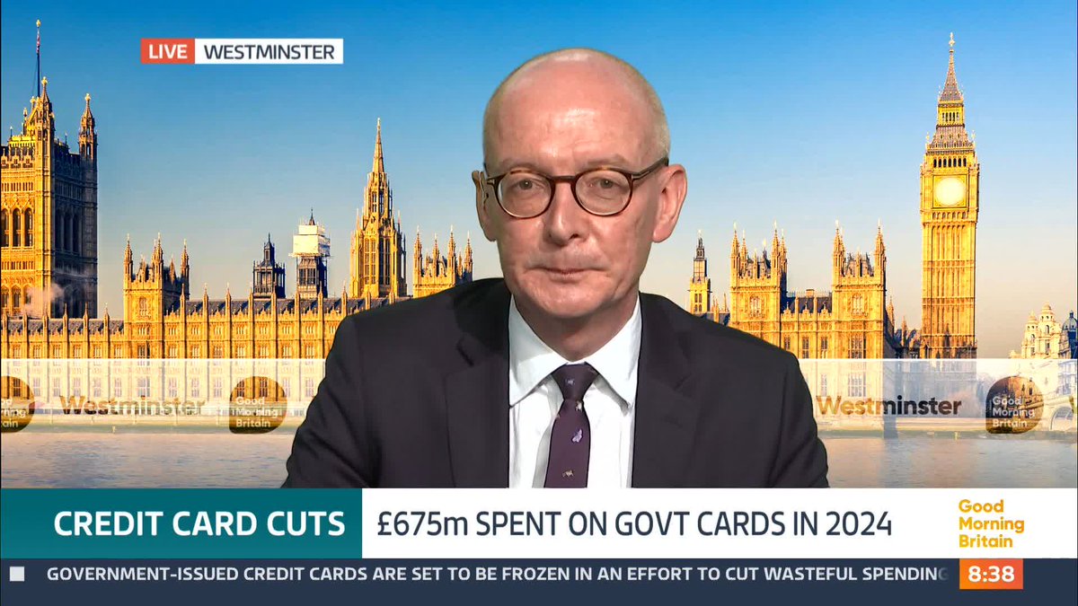 .Susanna Reid and Richard challenge Chancellor of the Duchy of Lancaster Pat McFadden about the redecoration of the media room that cost £80,000 and the expense of two leather folders costing nearly £600 each.