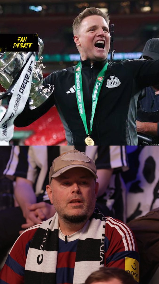 "Eddie Howe... Does he deserve a statue?" 🤩 With silverware secured, is Newcastle's gaffer heading for legend status at St. James’ Park? 🎖️