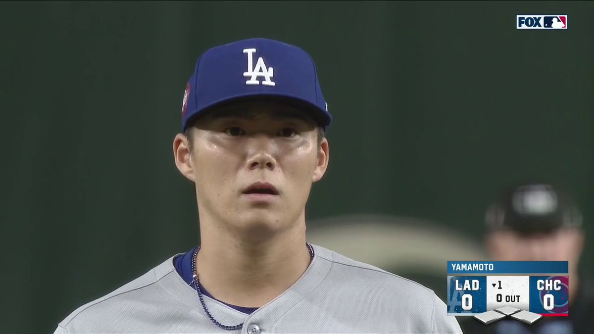 山本由伸、今シーズンの第1球目は ピッチクロック違反... 🎥FOX Sports: MLB #山本由伸