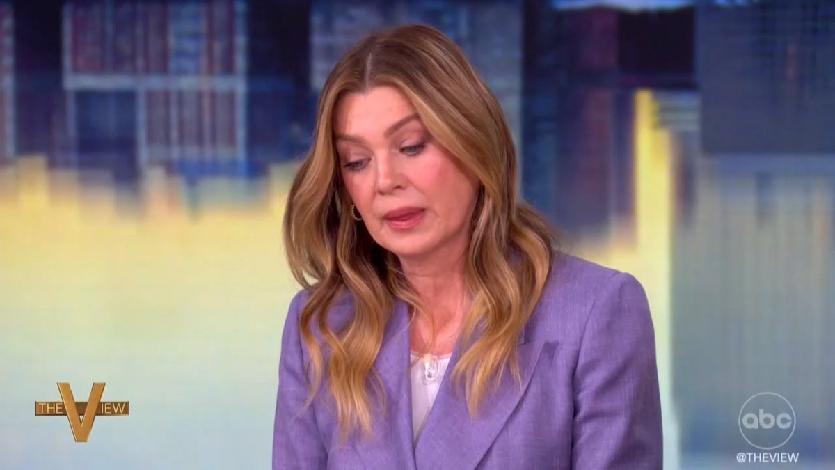 Hollywood actress Ellen Pompeo on The View: "Why are old, white men the only ones who are allowed to be felons?"