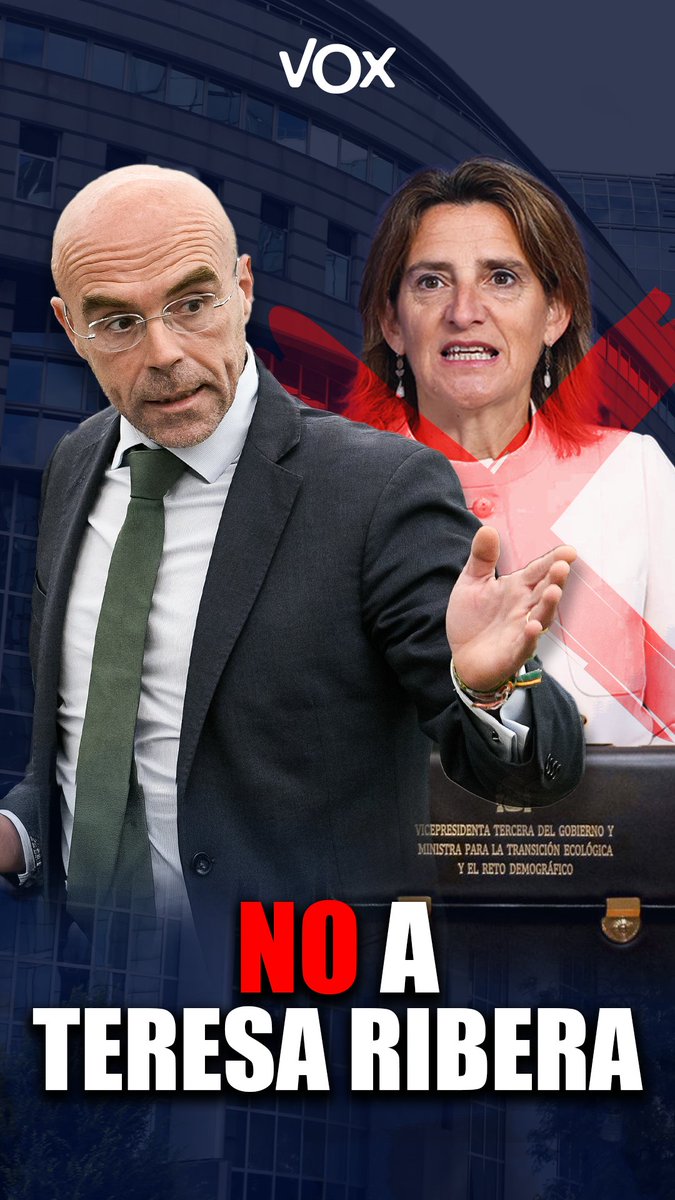 Hoy hemos confrontado con Teresa Ribera en Bruselas. ❌ Credibilidad 0 ❌ Sus planes son nuestros riesgos ❌ Nuestros ahorros no se tocan #EuroDigitalNO ❌ Ni Sánchez ni Úrsula ✅ a la nuclear que ella desmantela ✅ a la exploración de nuestros recursos