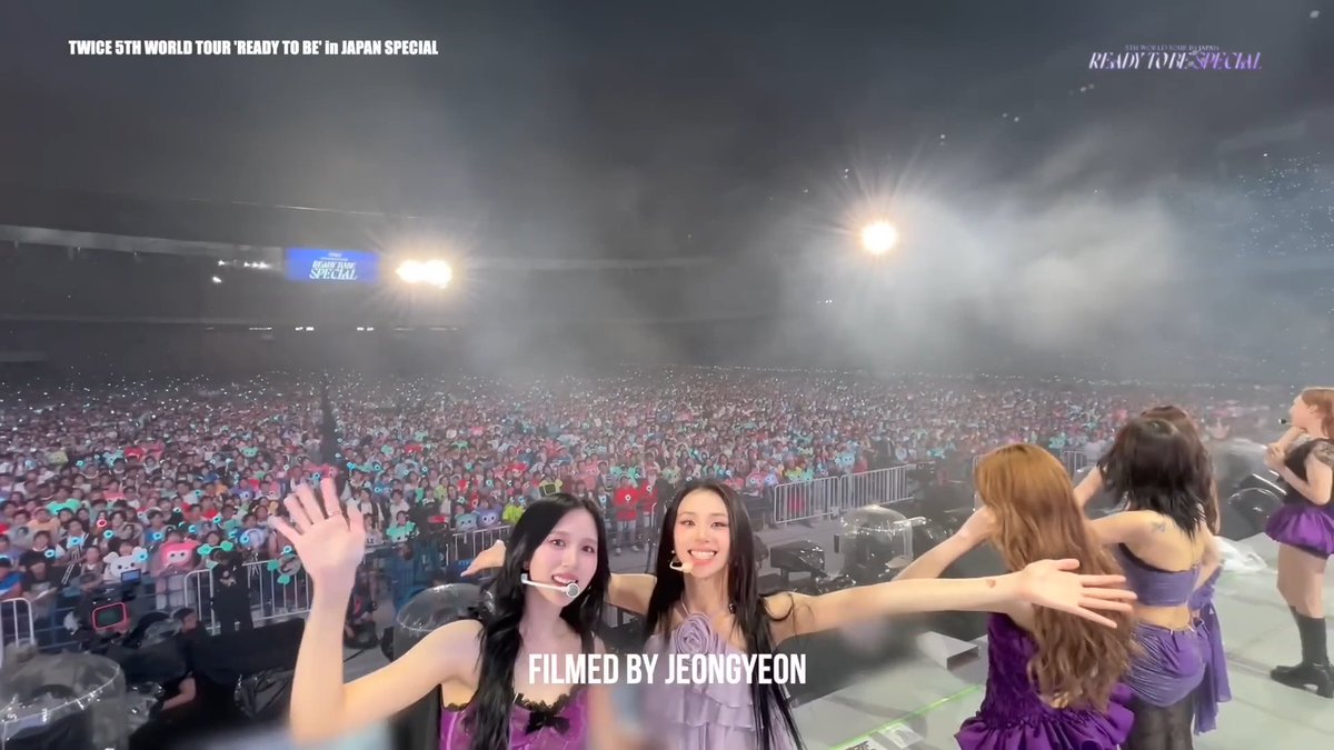 TWICE singing 'Be as ONE' with 70,000 ONCEs at Nissan Stadium from Jeongyeon's POV 🥺