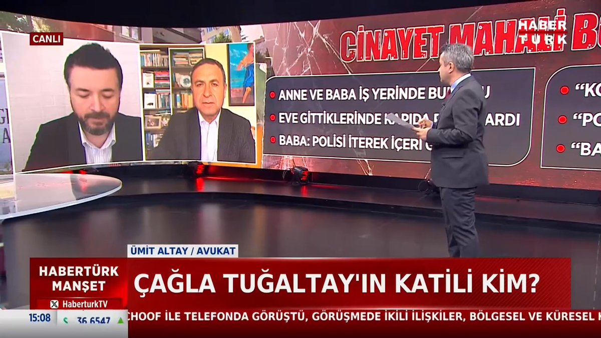🔴25 yıldır çözülemeyen cinayet Çağla Tuğaltay 2000 yılında evinde öldürüldü. Avukat Av. Arb. Ümit Altay #HabertürkManşet'te Zülfikar Ali Aydın'a anlattı.