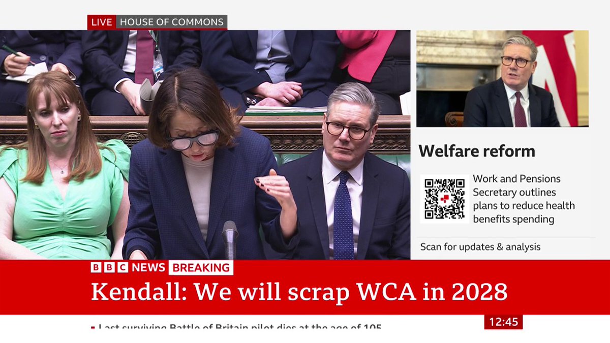 "We will bring in a permanent above-inflation rise to the standard alllowance in Universal Credit for the first time ever," Work and Pensions Secretary Liz Kendall says Follow live: