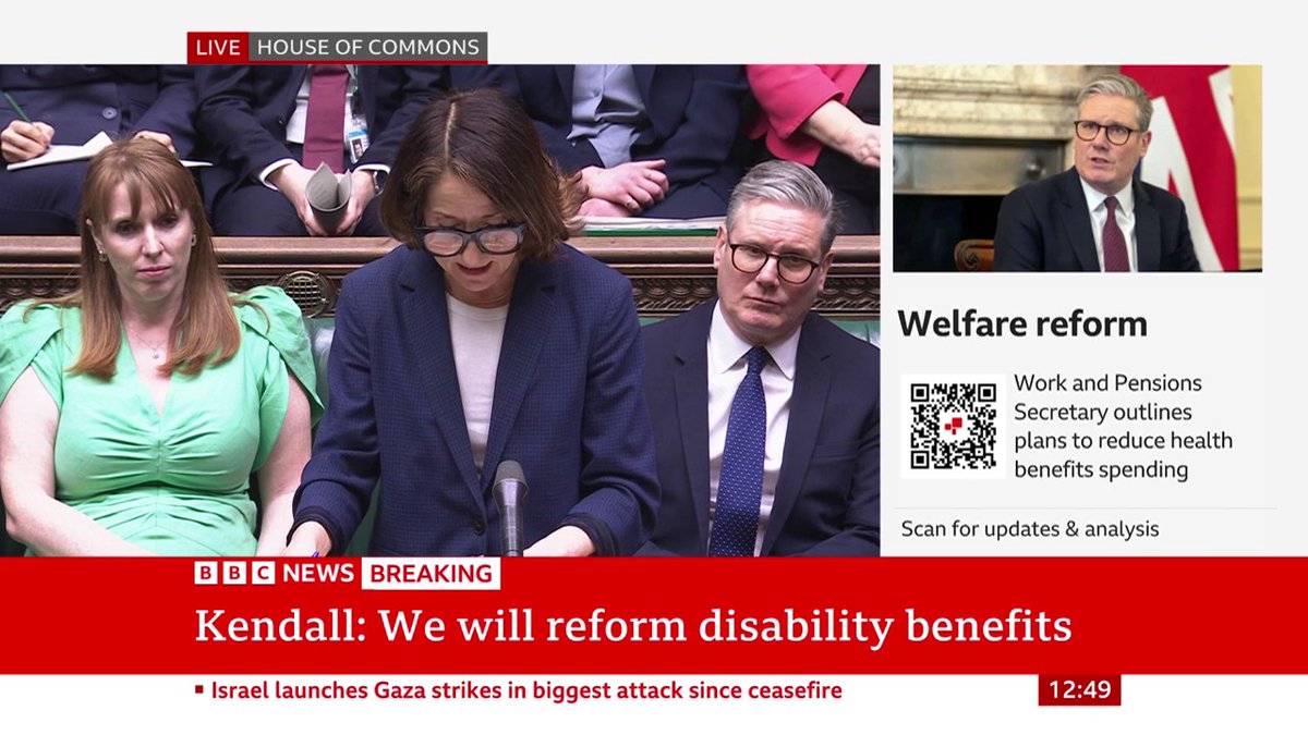 "I can confirm we will not freeze PIP either," Liz Kendall says "People will need to score a minimum of four points in at least one activity to qualify for the daily living element of PIP from November 2026," she adds Follow live: