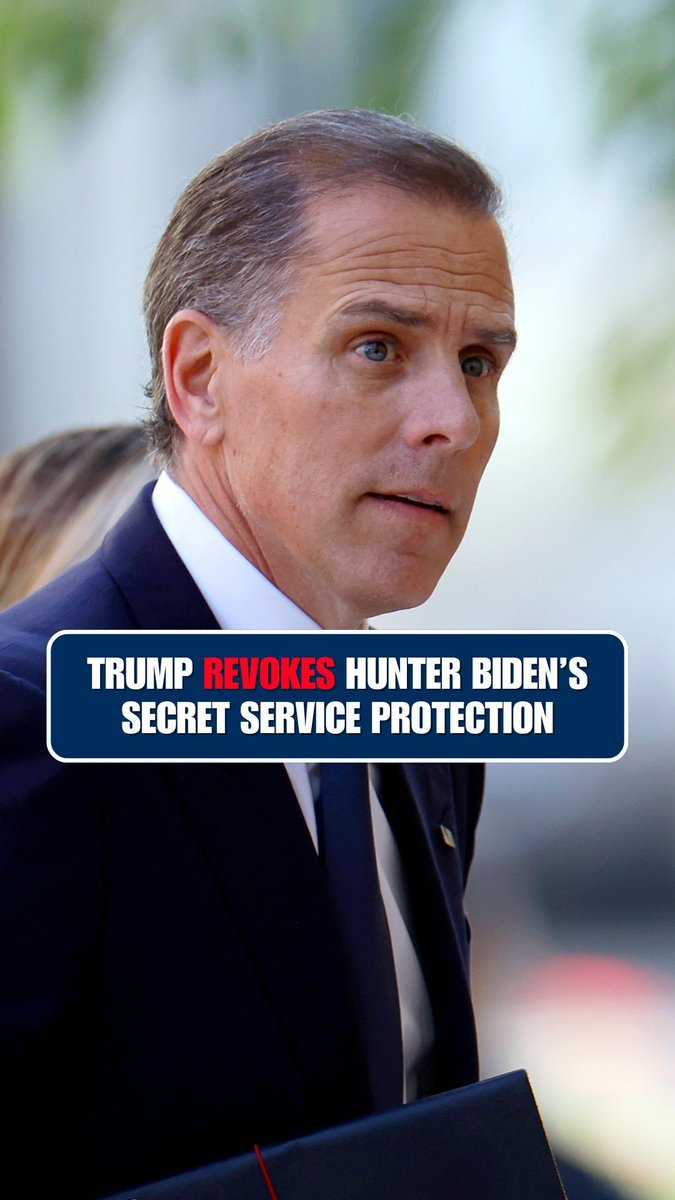 "Effective immediately," former President Biden's adult children, Hunter and Ashley Biden, will no longer receive U.S. Secret Service protection, President Trump says.