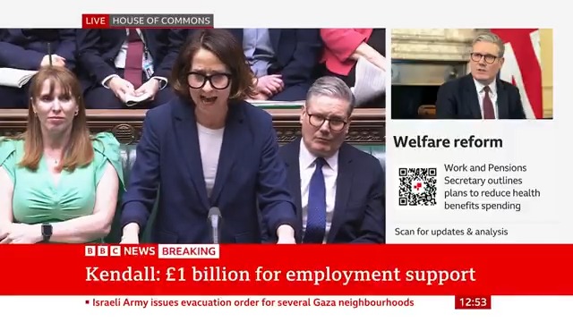 "We believe in the value and potential of every single person" Work and Pensions Secretary Liz Kendall promises to "unleash this potential in every corner of the land" as she outlines plans for welfare reform Follow live: