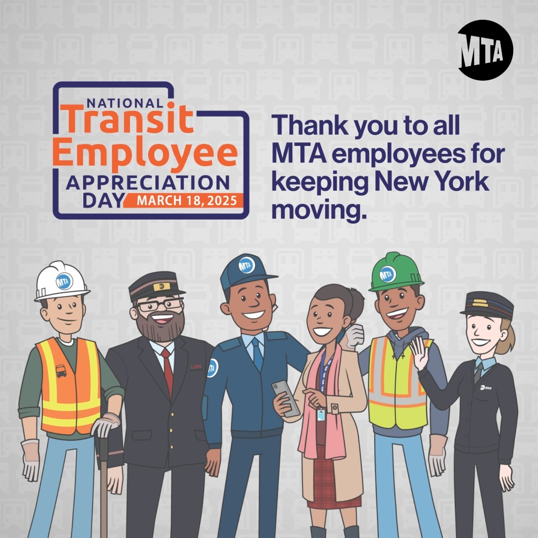 Today is National Transit Employee Appreciation Day! To everyone across our different departments & agencies: thank you for all you do to keep our region moving 👏 #TransitEmployeeAppreciationDay