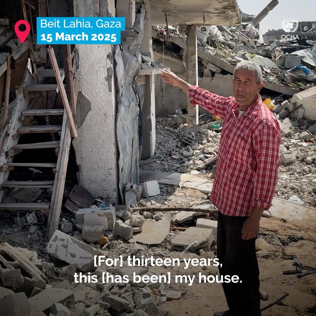Israeli airstrikes across #Gaza today have reportedly claimed hundreds of lives. This video was recorded just days ago, showing the devastation people are facing due to the halt to the entry of aid. A ceasefire must be reinstated immediately & the flow of supplies must resume.