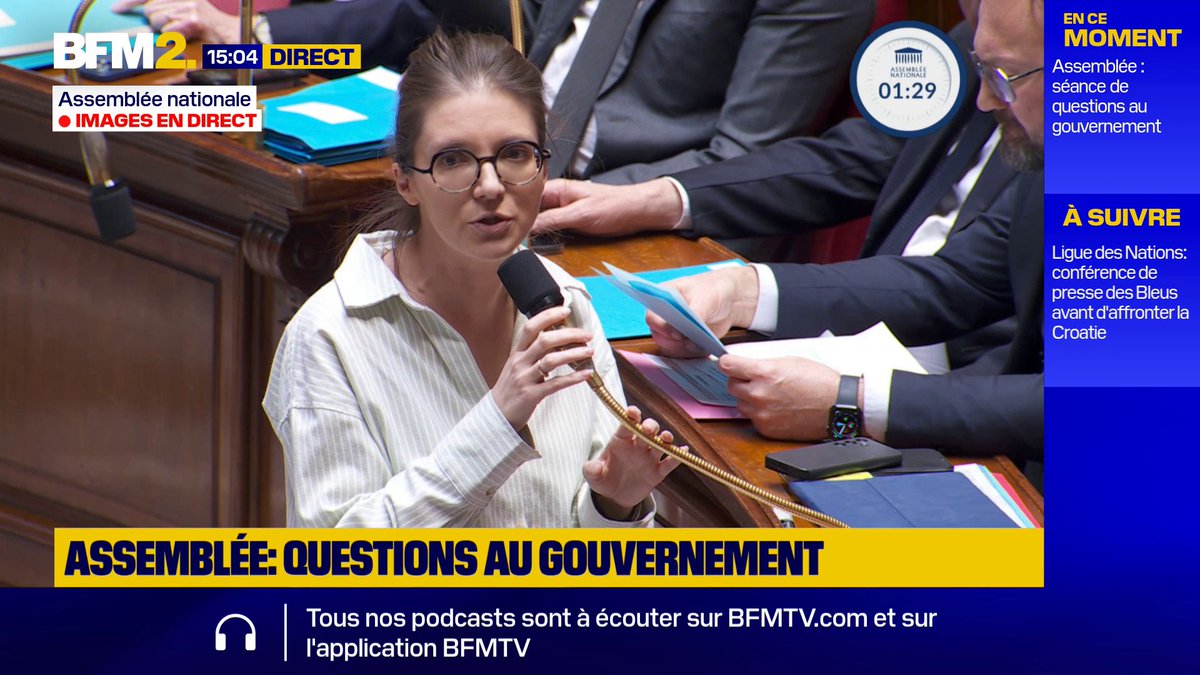 💬 "Il n'y a qu'une seule ligne au sein du gouvernement" Voile dans le sport: "aucun signe religieux ostentatoire" dans les compétitions sportives, réaffirme Aurore Bergé