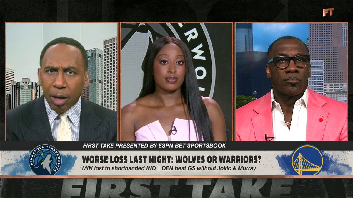"Who's the person who went on national television during All-Star Weekend and guaranteed a championship?" 😳 Stephen A Smith CALLS OUT Draymond Green after the Warriors' loss to the Nuggets 👀