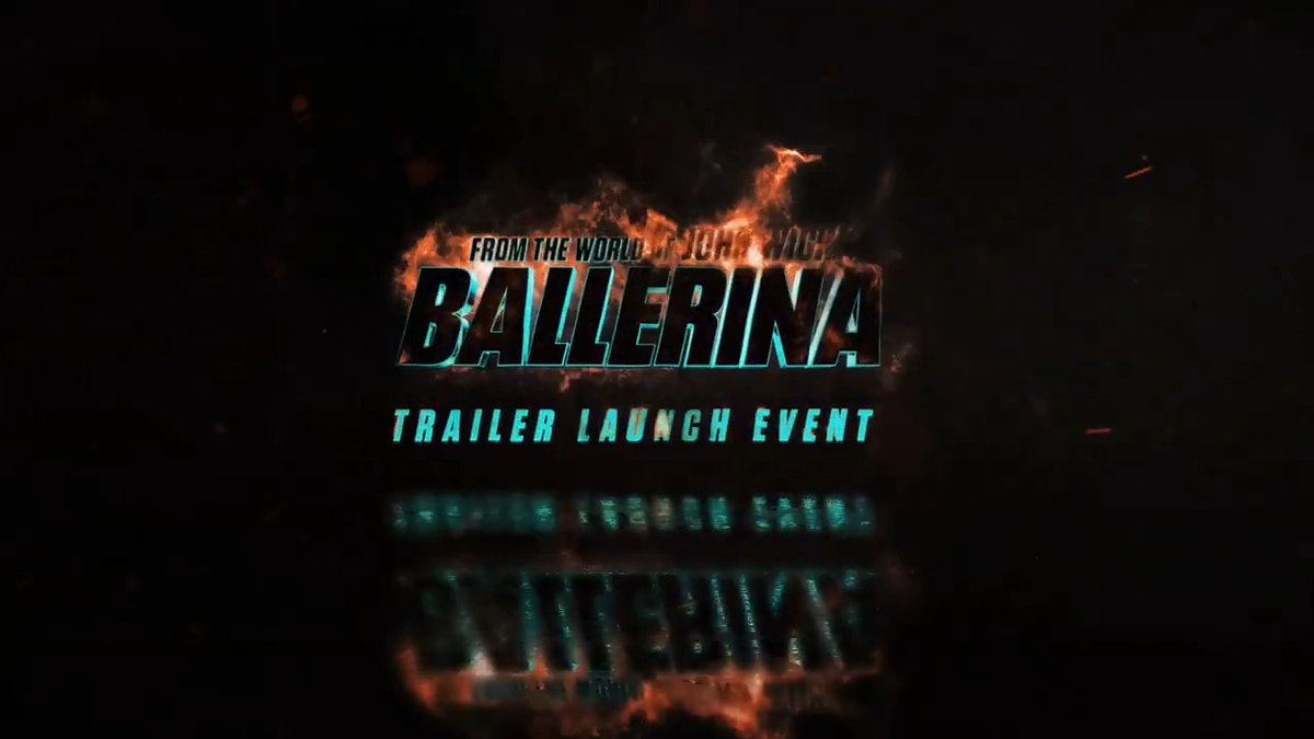 New trailer coming in hot. Live event unlocks at 7:00a PT. Show begins 7:10a PT. Be seeing you tomorrow: @BallerinaMovie #BallerinaMovie