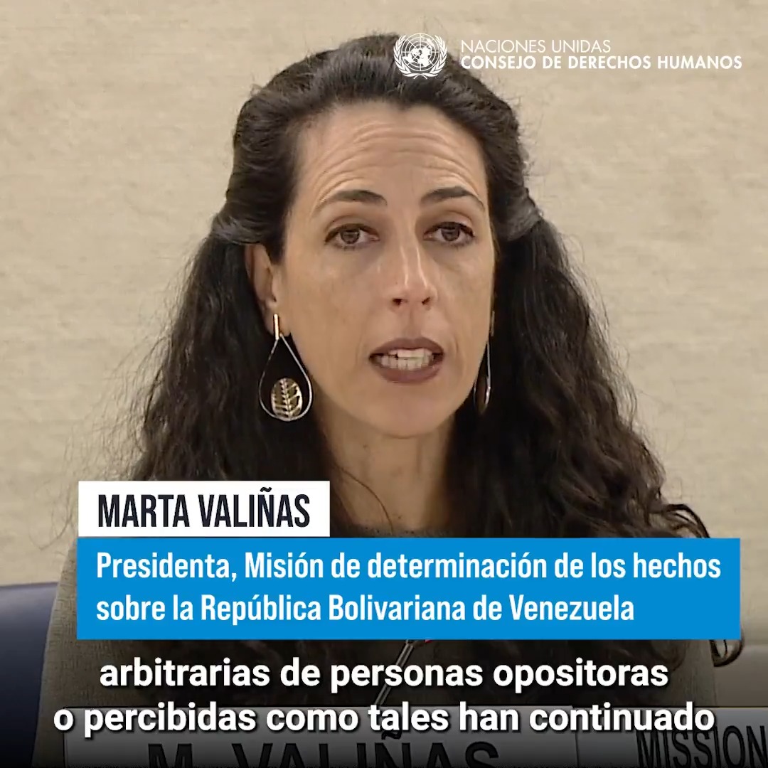 La Misión de Investigación de la Naciones Unidas sobre #Venezuela ha informado al Consejo de Derechos Humanos que continúa investigando las muertes registradas en las protestas después de las elecciones presidenciales y la posible responsabilidad de agentes del Estado en ellas. #HRC58