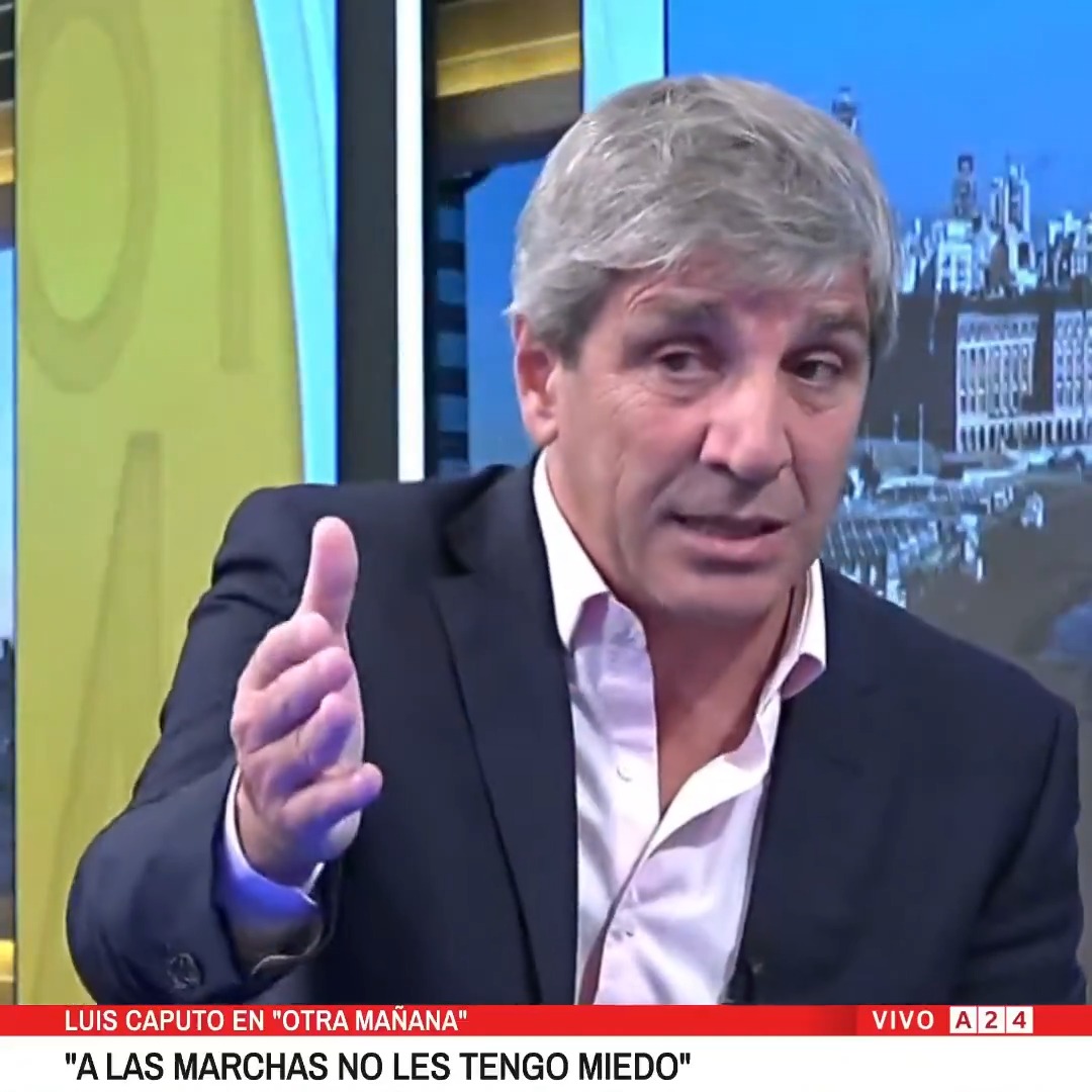 "Perú": Por la comparación que hizo Luis Caputo con Argentina