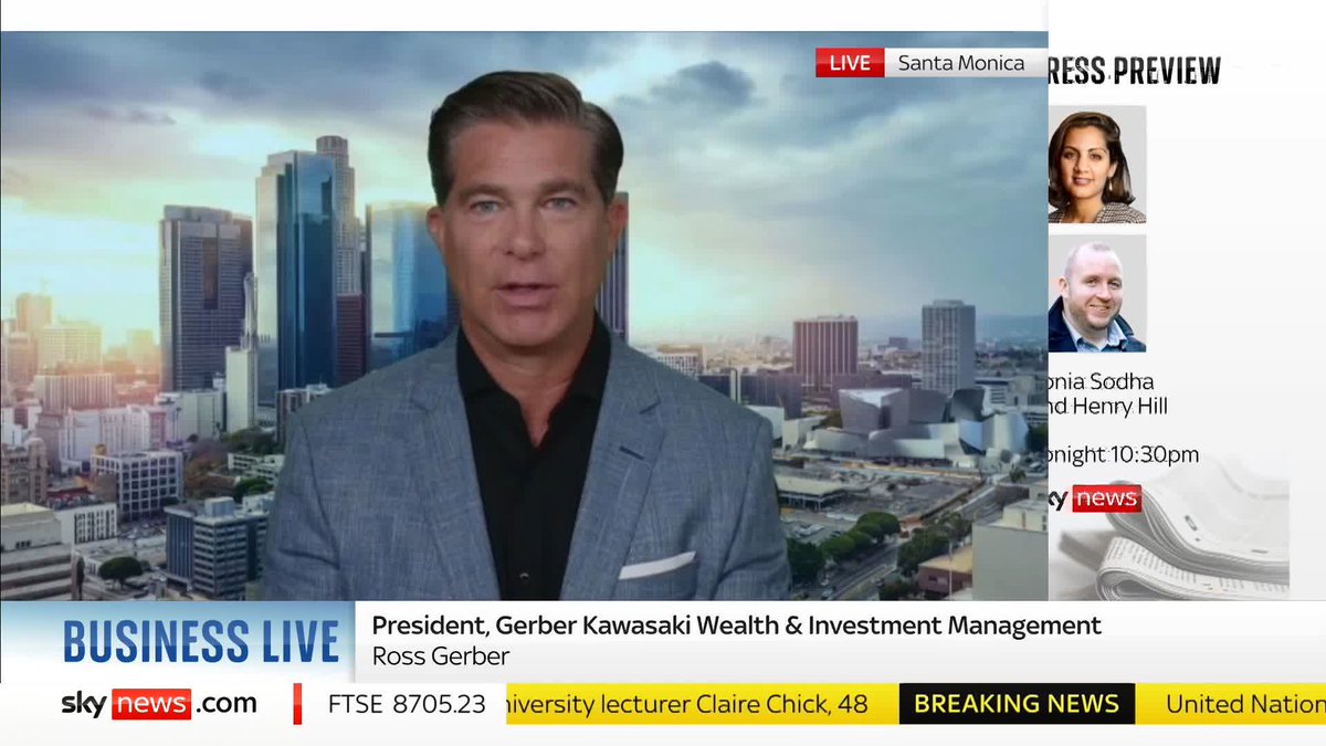'I think Tesla needs a new CEO' President of Gerber Kawasaki Wealth and Investment Management Ross Gerber tells Darren McCaffrey Elon Musk has 'neglected the business for too long' 📺 Sky 501, Virgin 602, Freeview 233 and YouTube