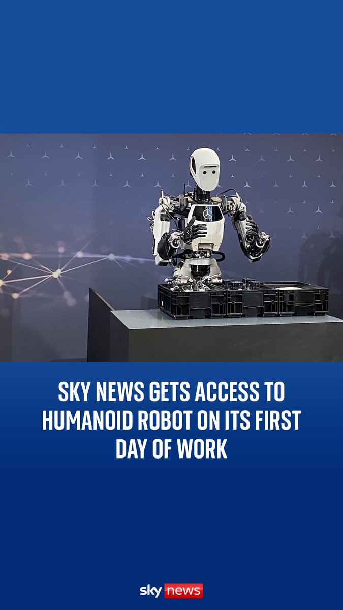 Meet Apollo 👋 Sky's Tom Clarke is in Berlin as the humanoid machine has just taken a tentative, slightly jerky, but significant step forward in the robot revolution.
