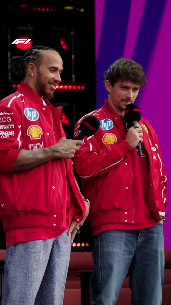 Taking 'track ID?' to new extremes as Charles and Lewis go head-to-head 😮‍💨 #F1 #AusGP
