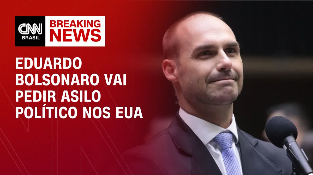Em entrevista à CNN, o deputado federal Eduardo Bolsonaro (PL-SP) disse que não tem voo de volta para o Brasil. “Não tenho voo de volta para o Brasil. Devo fazer o pedido de asilo político ao governo dos Estados Unidos”, disse o parlamentar. #BastidoresCNN