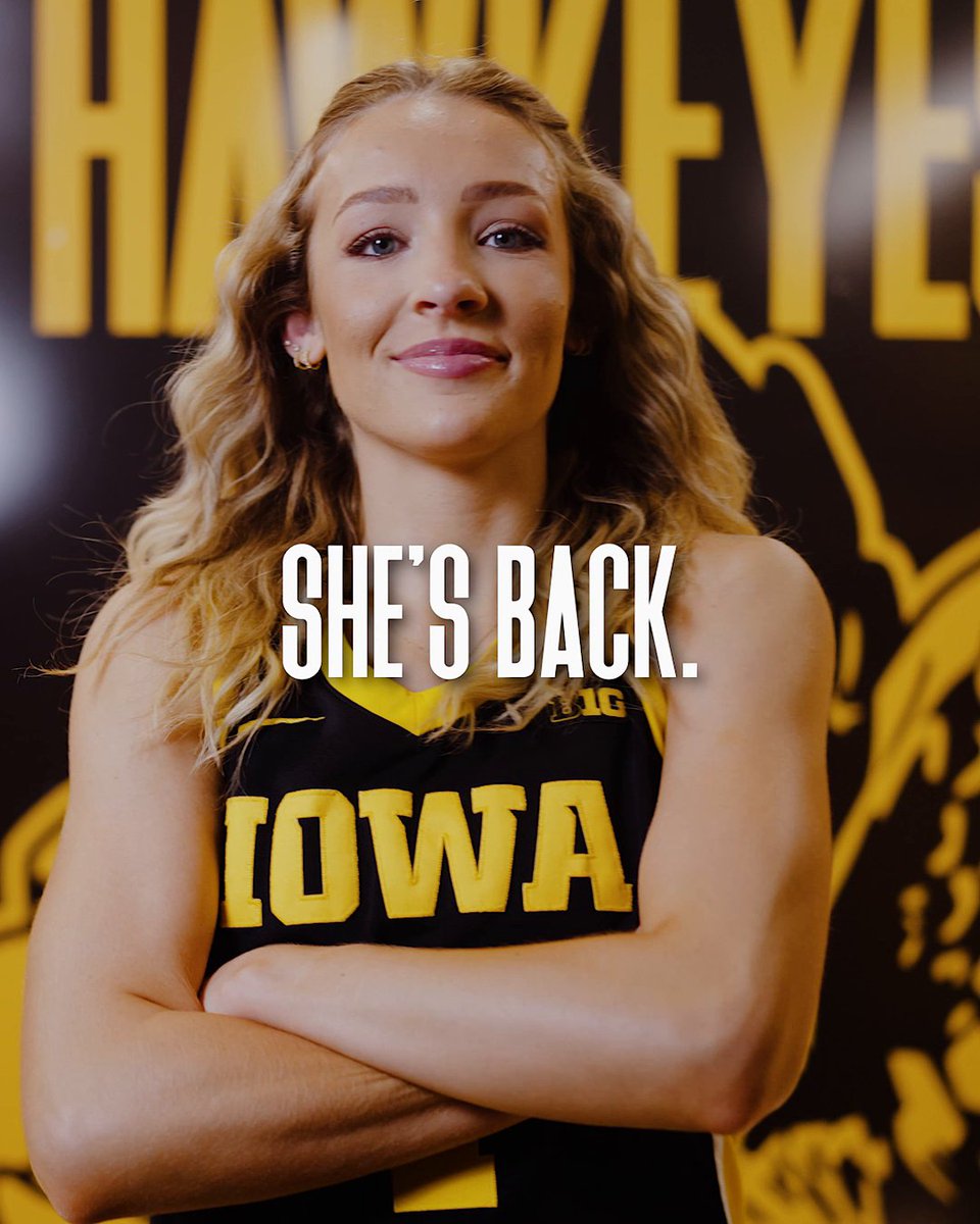 ONE MORE YEAR 🤩 #Hawkeyes
