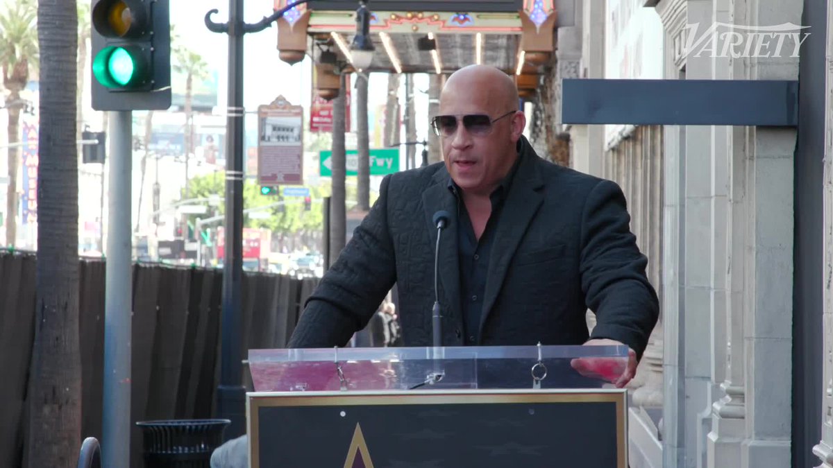 Vin Diesel calls Gal Gadot his "family member" at her Hollywood Walk of Fame ceremony: "How can I talk only two minutes about this angel...Where would I start? Or how deep would I go?"