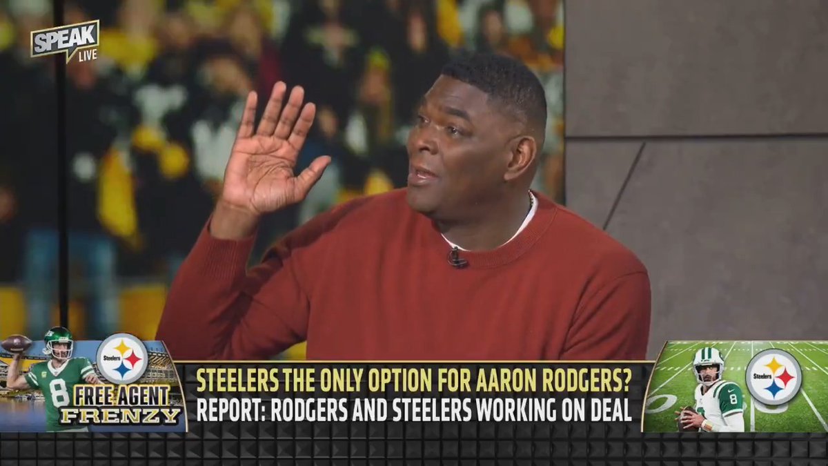.@Keyshawn tried telling us last week about Cam Heyward 😅 #Steelers #CamHeyward #AaronRodgers