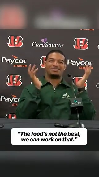 😂 Ja’MarrChase is still getting used to the food in Cincinnati (via FOX19 NOW)