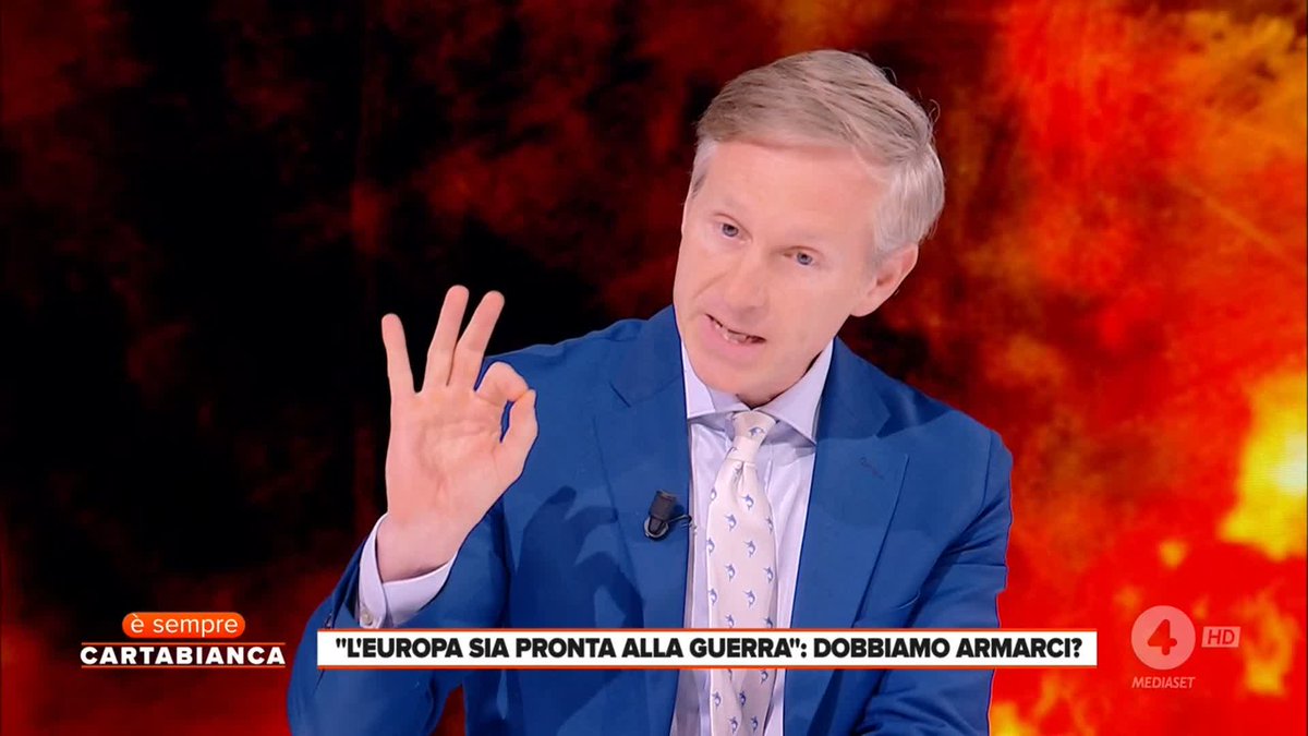 "Se ci fosse una guerra tra Unione Europea e Russia il rischio che l'Italia venga rasa al suolo è altissimo" Alessandro Orsini a #ÈsempreCartabianca