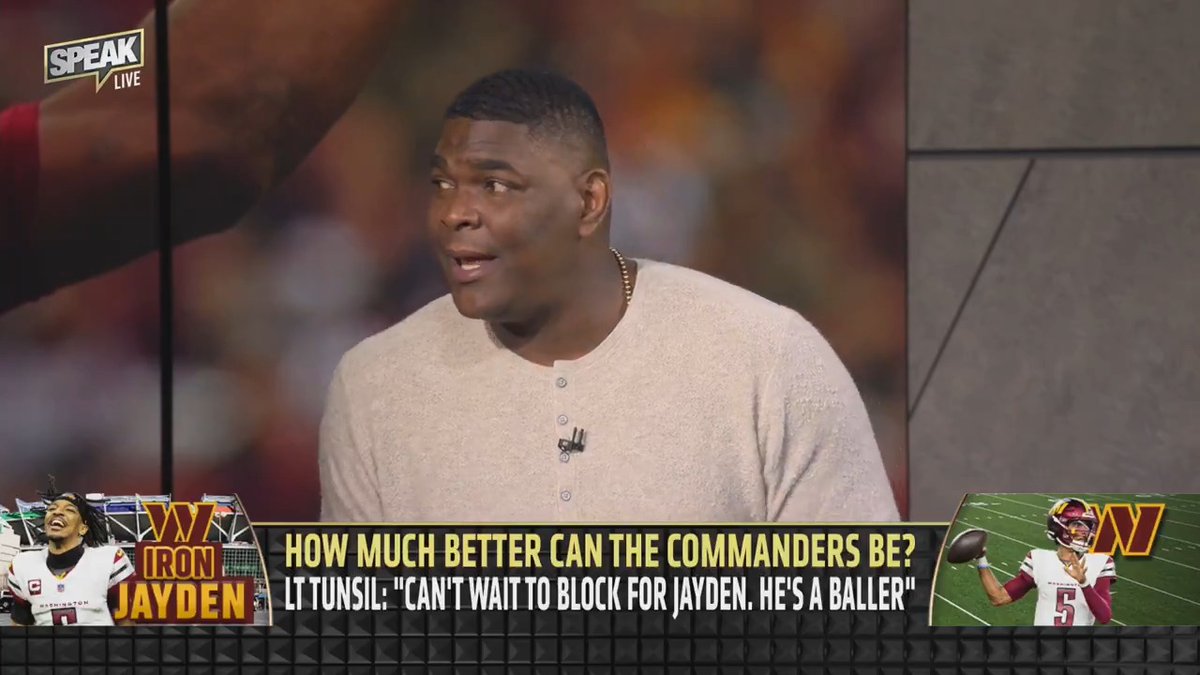 “Anything short of an NFC Championship appearance for Jayden Daniels in year 2 is a complete failure.” — @Keyshawn