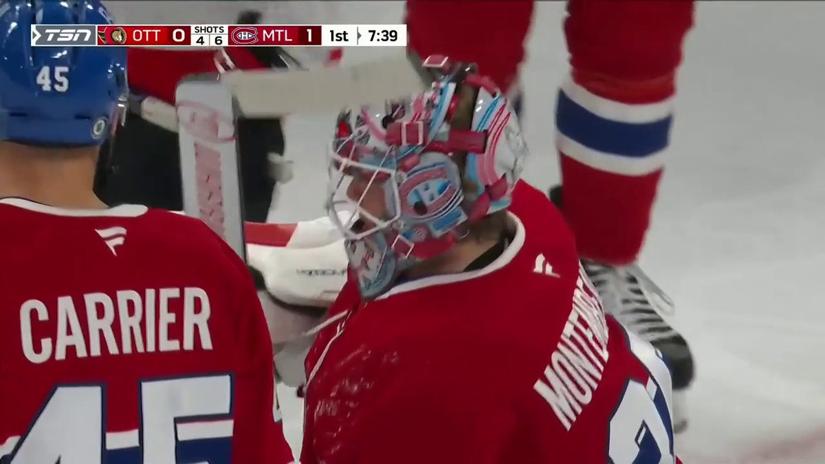 SAM MONTEMBEAULT WHAT A SAVE!! 😱