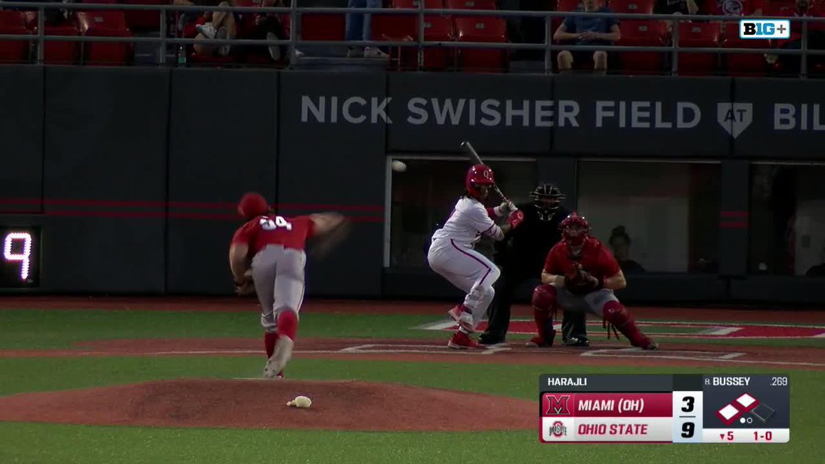 BOTTOM 5 | SEE YA BALL 👋⚾️ Reggie Bussey's first home run as a Buckeye is a three-run shot to give Ohio State a 12-3 lead! #GoBucks