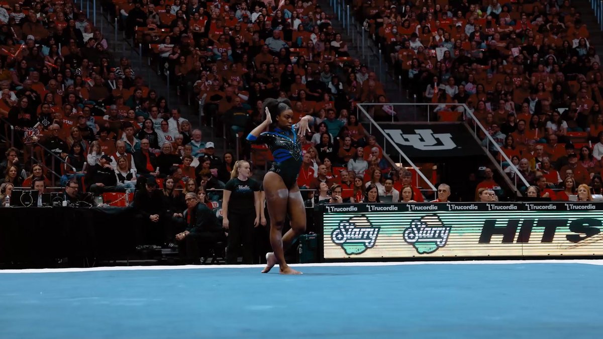 Had to bring back the 2024 Black Panther floor routine while wearing the leotard that she designed! Chae Campbell competed her third different routine in three weeks last Saturday at Utah. Nobody is doing it like Chae_Jada! 👑