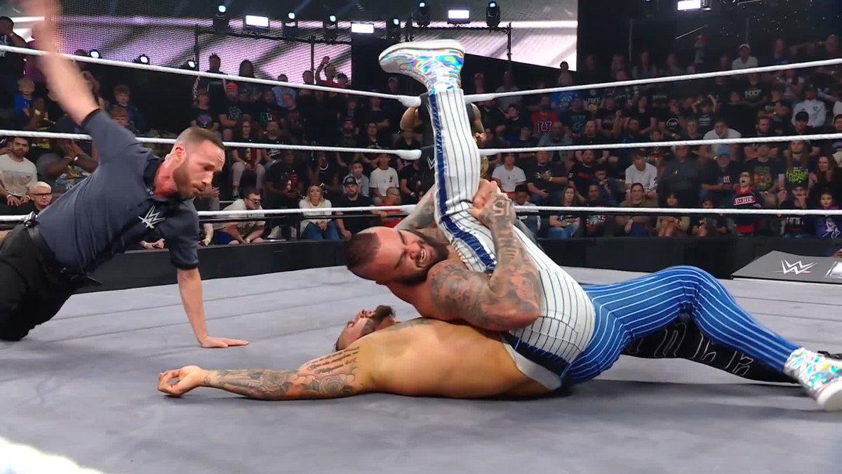 What is going on?!? Tony D’Angelo just got attacked backstage, and The Culling steal the win! 🤯 #WWENXT