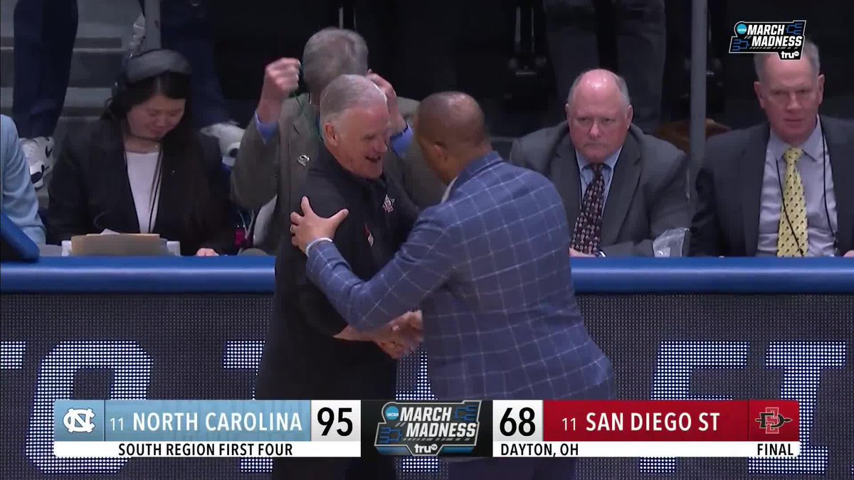 "They will silence the critics, at least for a couple days." North Carolina with a DOMINANT 95-68 victory over SDSU.