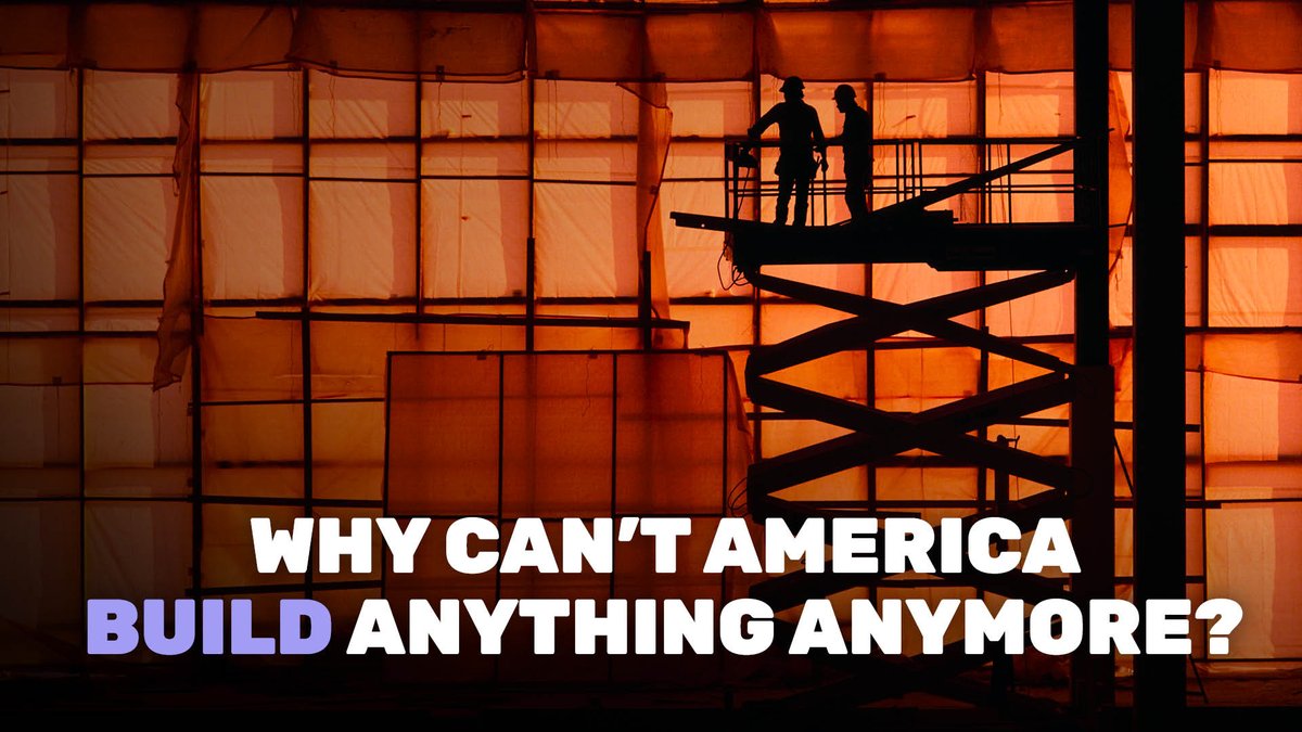 The Empire State Building was built in just over a year. These days, plans for new subways in New York or high-speed rail in California are measured in decades. How did America go from a nation of builders to a country strangled by red tape? Our new video explains.