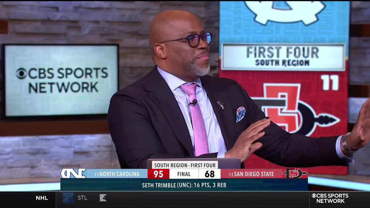 "We talked so much trash about UNC getting in...San Diego State, maybe they didn't deserve to get in." -@CWalkersports