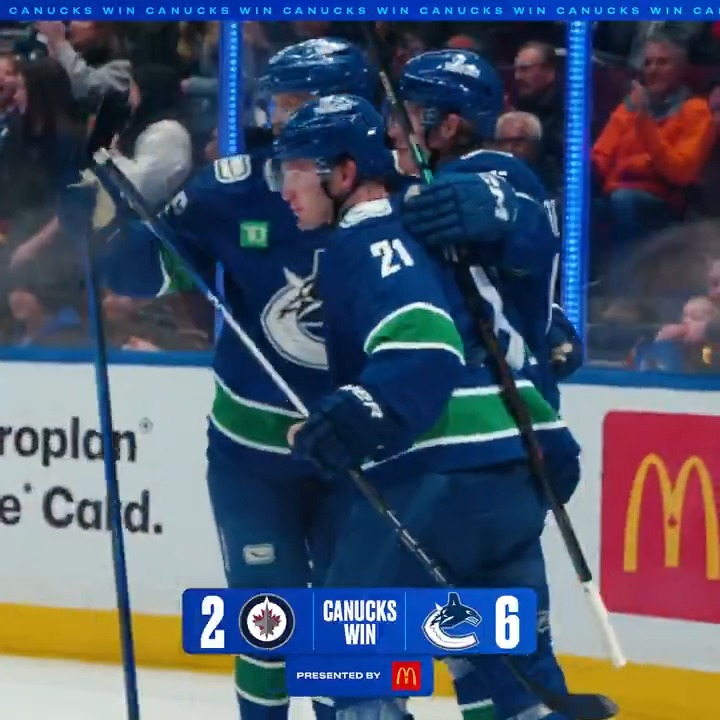 WIN OVER WINNIPEG❗️ #Canucks | McDonald's 🇨🇦