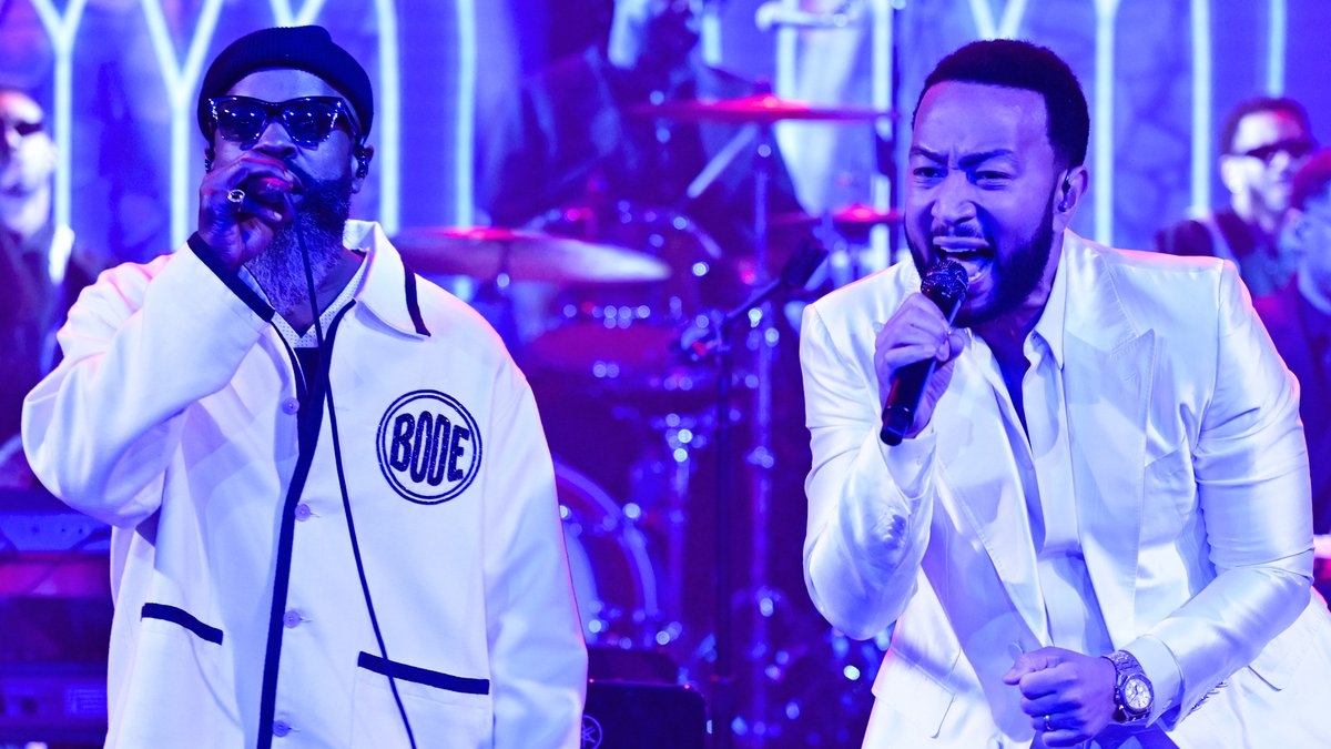 .John Legend ft. Black Thought & The Roots perform “Used to Love U” from the 20th Anniversary Edition of his album Get Lifted! WATCH ▶️ #FallonTonight
