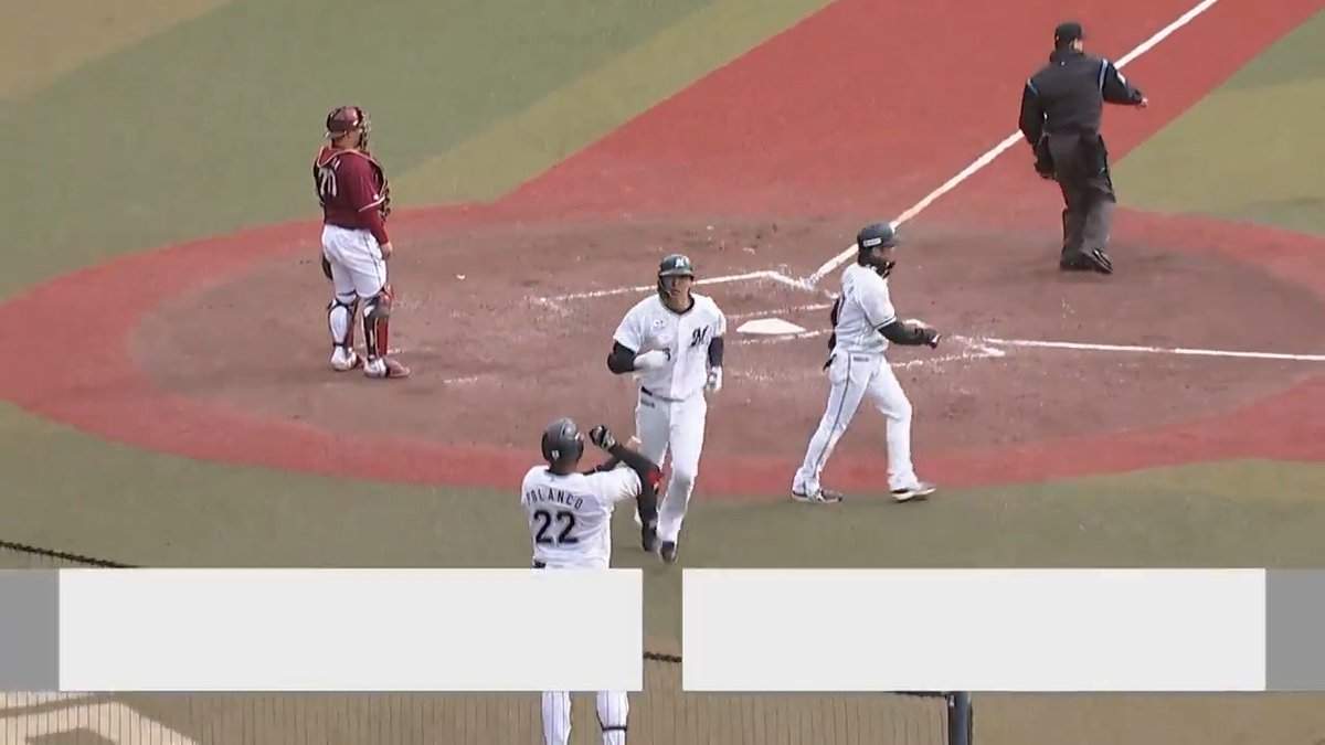 見事なバッティング👏 千葉ロッテ #安田尚憲 選手がライトスタンドへソロホームランを放つ🌈 #chibalotte 👇ライブ配信はこちら