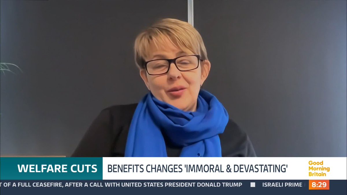 Paralympian and campaigner, Baroness Tanni Grey-Thompson says, 'a lot of the rhetoric at the moment is setting society against disabled people' She speaks to Susanna Reid about the impact of Labour's welfare payment cuts.