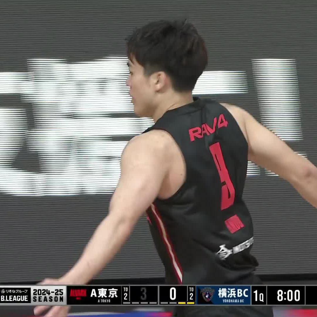 今日も波に乗る安藤周人🌊 2本の3ポイントシュートを決め点差を広げる👌👌 安藤 周人(Shuto Ando) 📡バスケットLIVE生配信 #Bリーグ